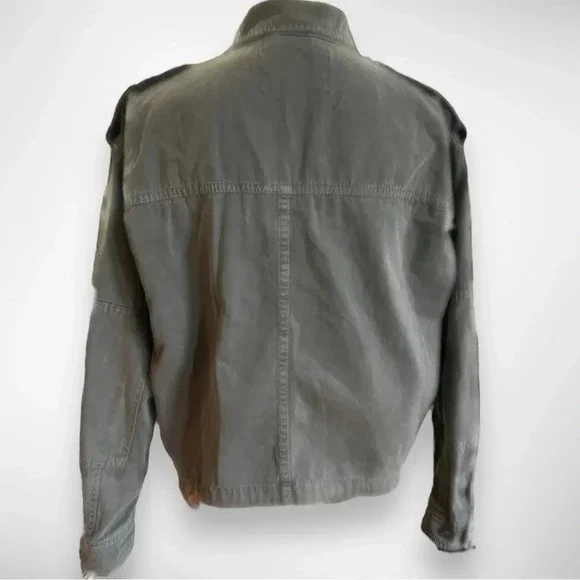 PISTOLA Women's Ashton Cropped Military‎ Jacket Colonel Size XS | EUC - Picture 9 of 11